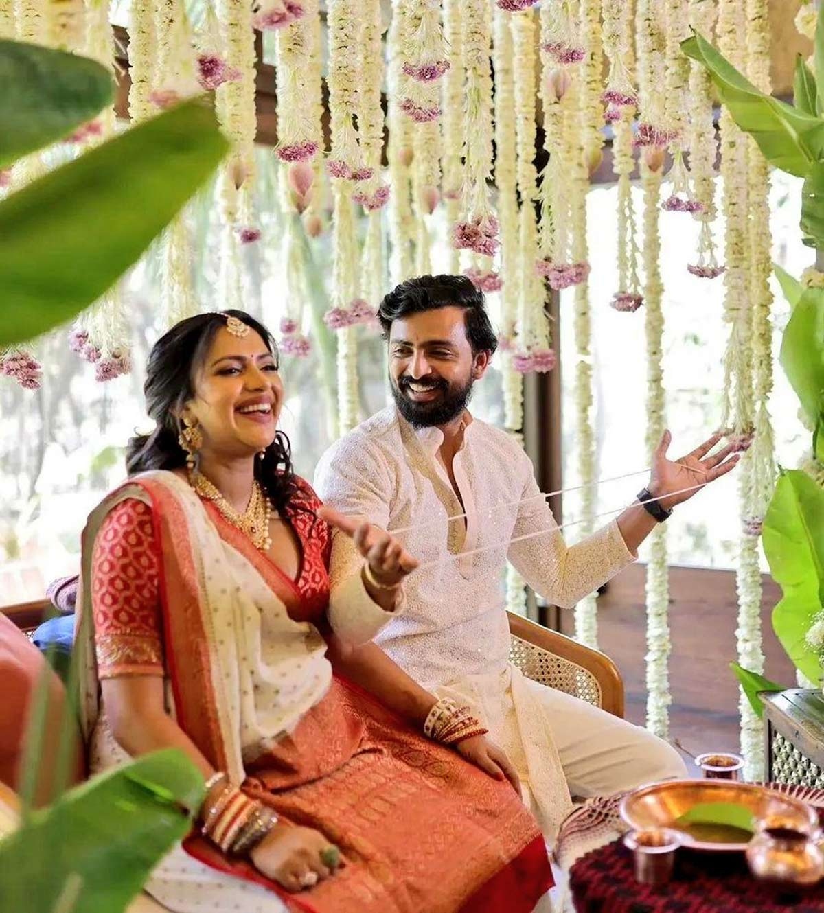 Amala Paul celebrates traditional baby shower