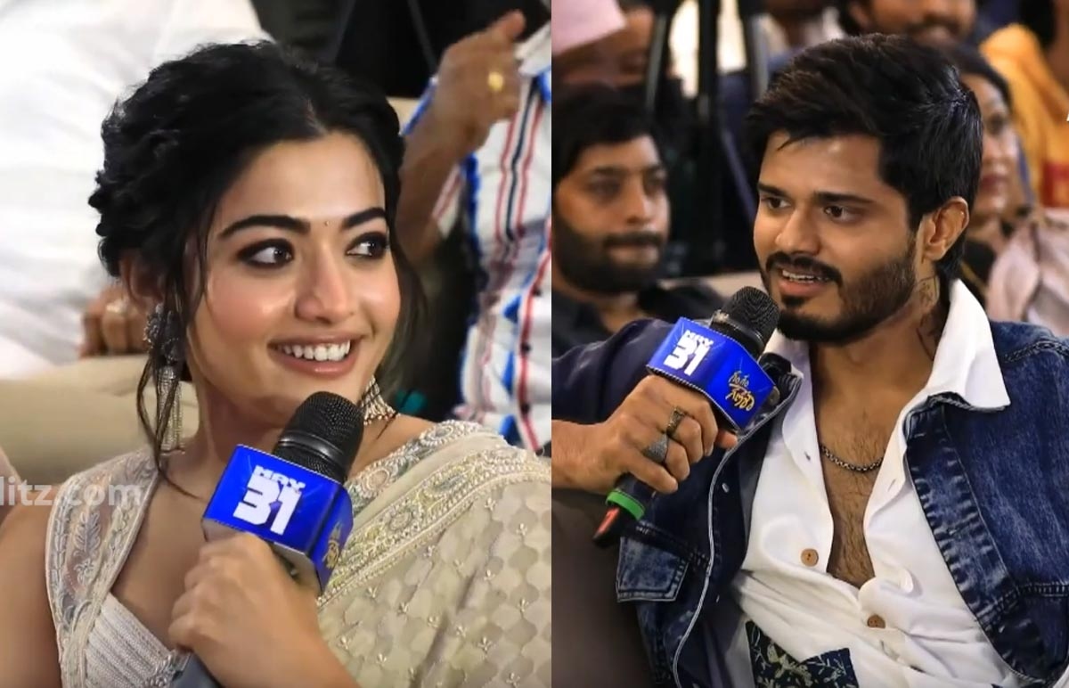 Anand Devarakondas Question lands Rashmika in a Romantic Fix