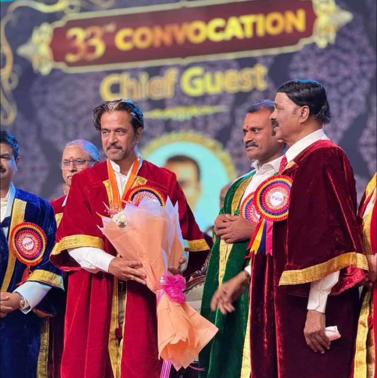 Action King Arjun Sarja Honored With Doctorate