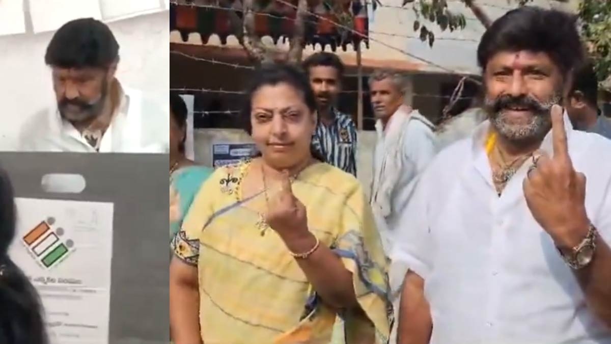 Balakrishna casts his vote, confident of TDP-BJP-Jana Sena victory