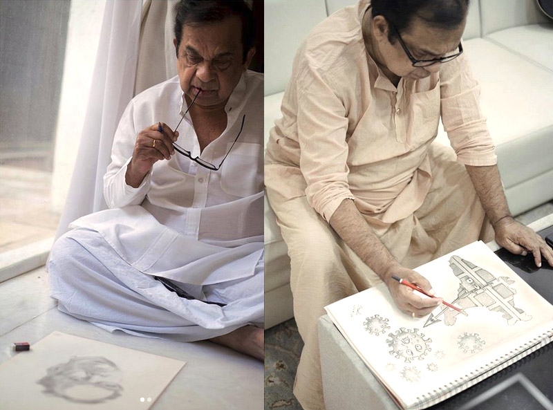 Brahmanandams pencil sketches win hearts in lockdown times!