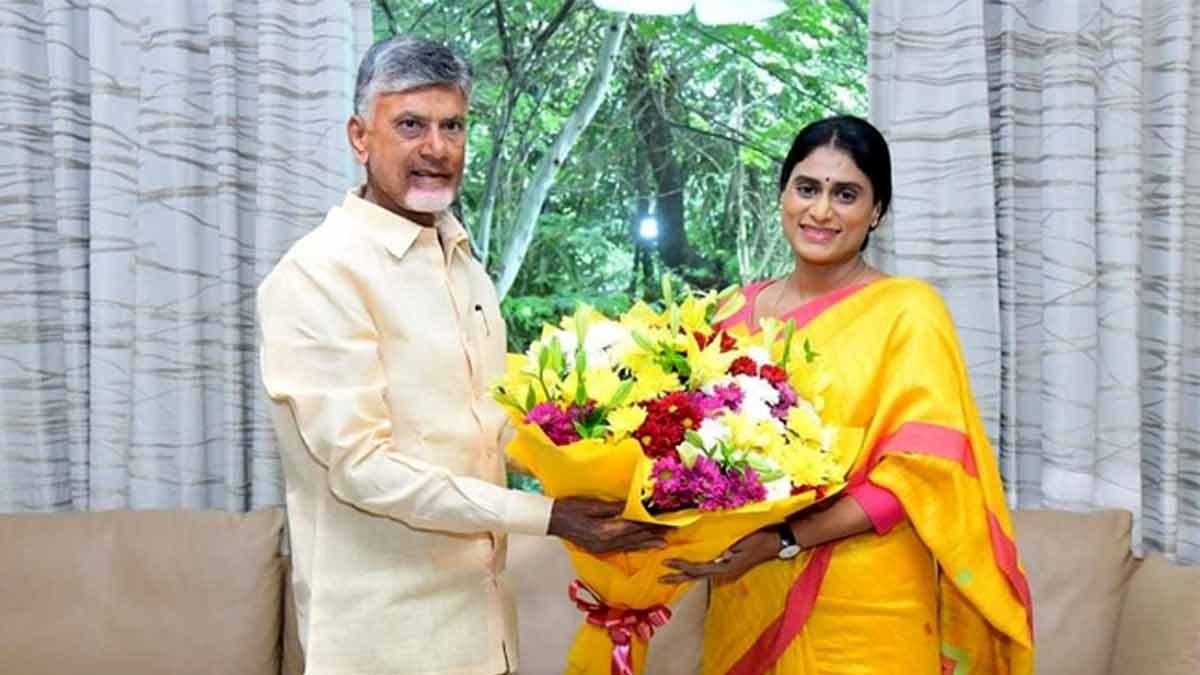 YS Sharmila: చంద్రబాబును కలిసిన షర్మిల.. కుమారుడి పెళ్లికి రావాలని ఆహ్వానం..