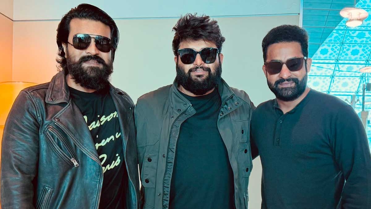 Ram Charan & NTR Reunites; Thaman calls it Dhop Moment