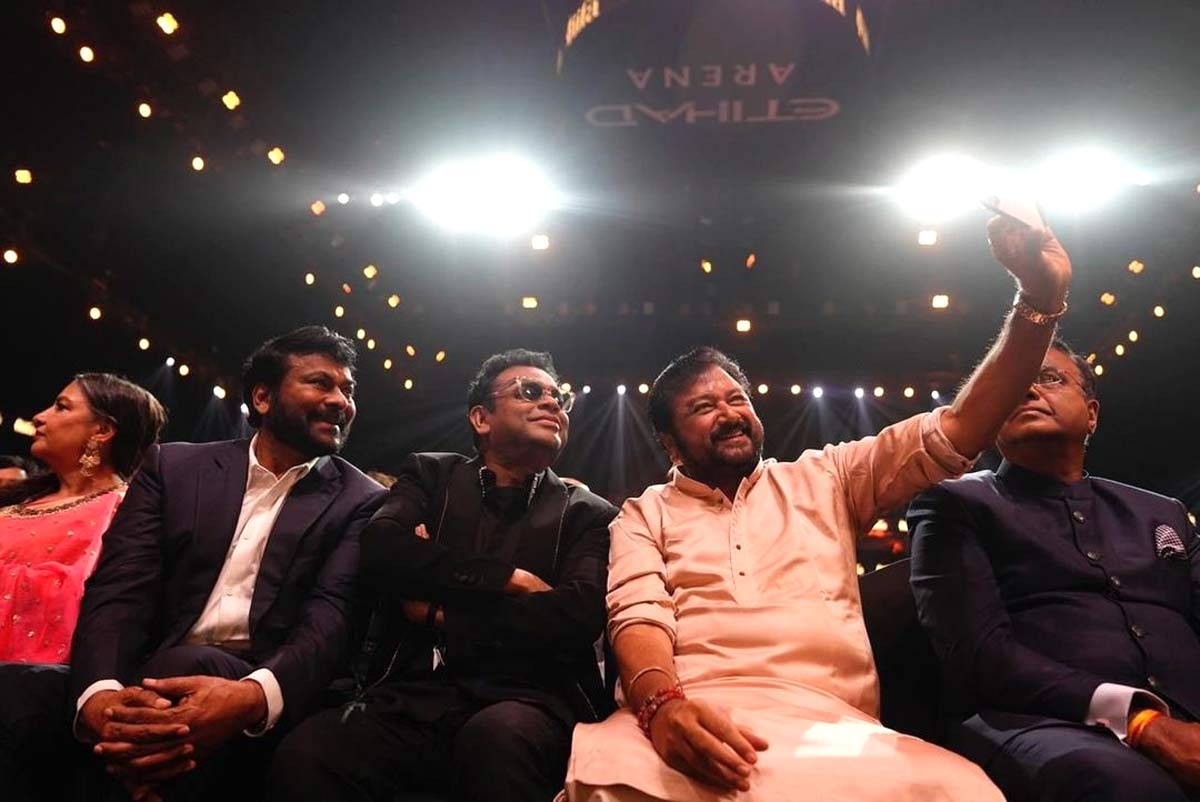 Chiranjeevi Honored with Prestigious Award at IIFA Utsavam in Abu Dhabi