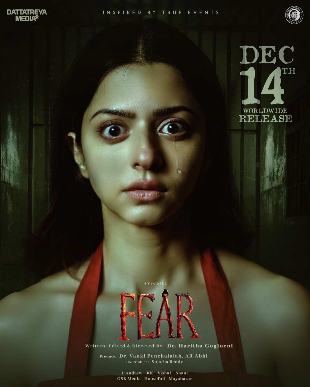 Vedhikas Suspense Thriller Fear To Release On December 14th