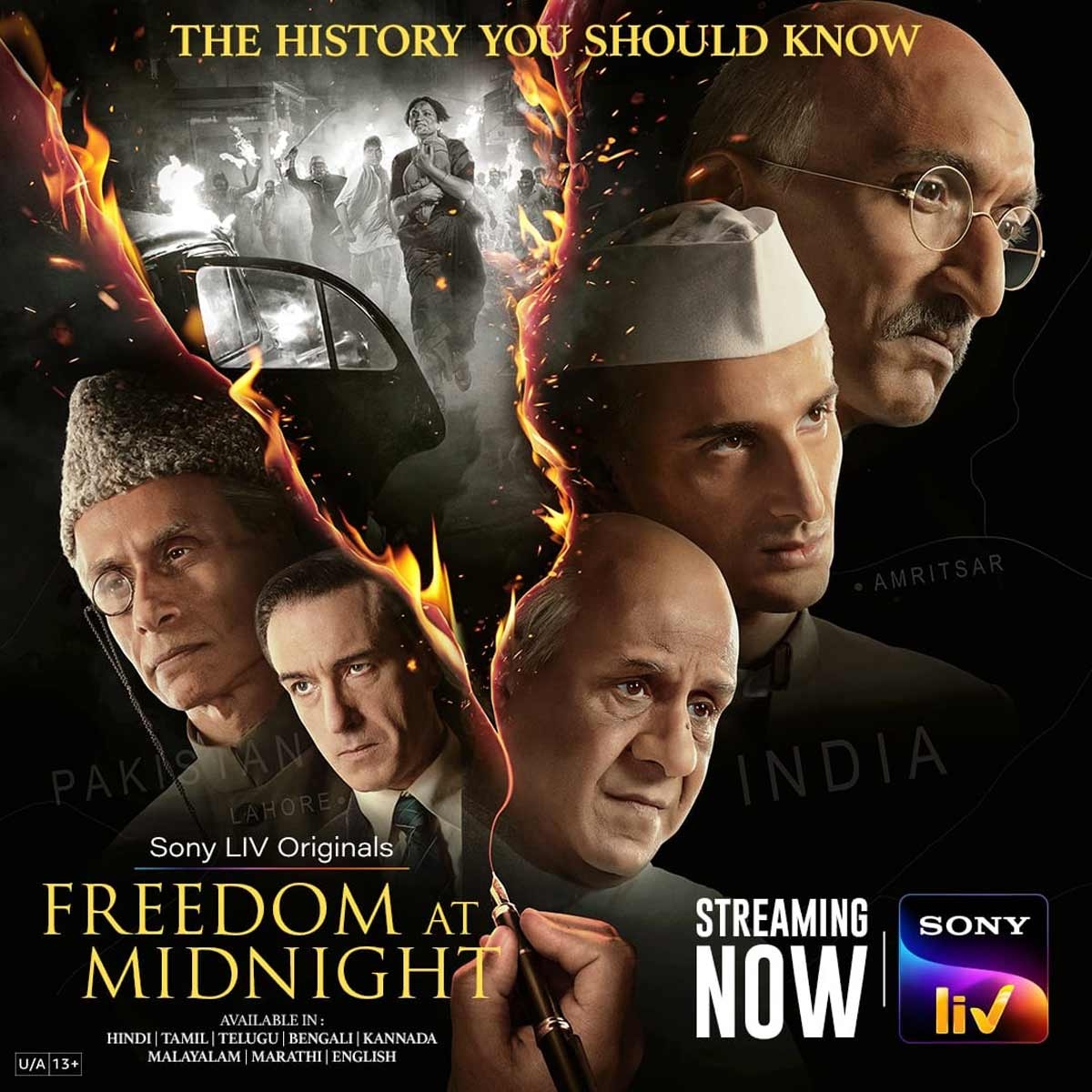 Freedom At Midnight Is Streaming Successfully On Sony LIV