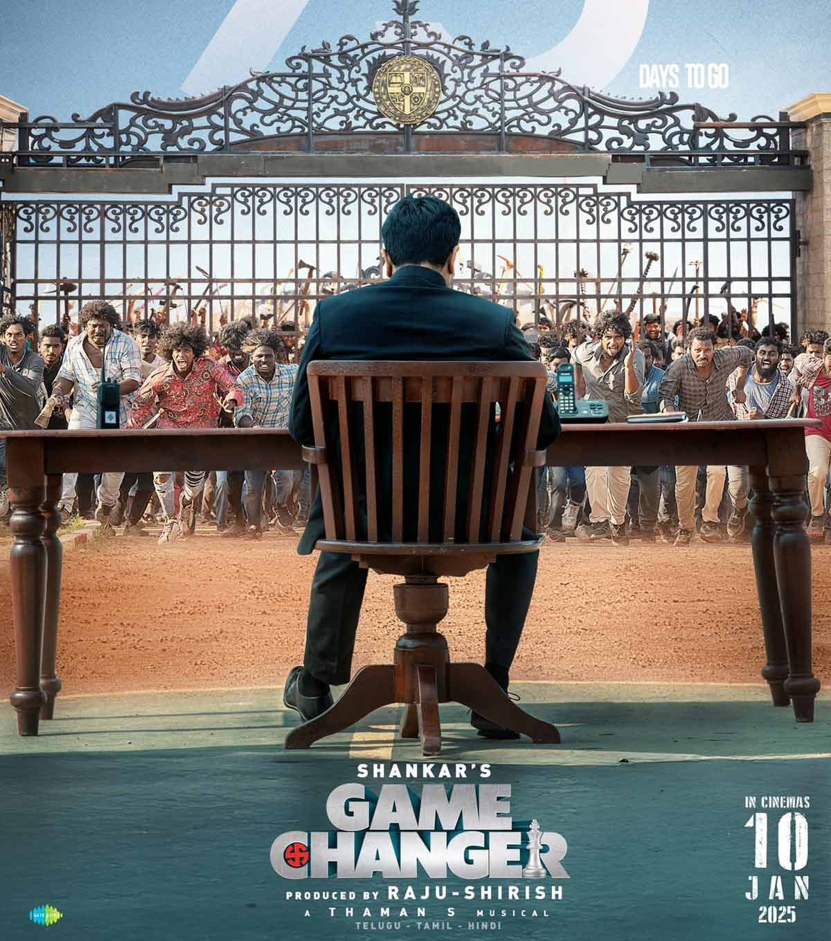 Gear Up For Gamechanger Teaser Tomorrow