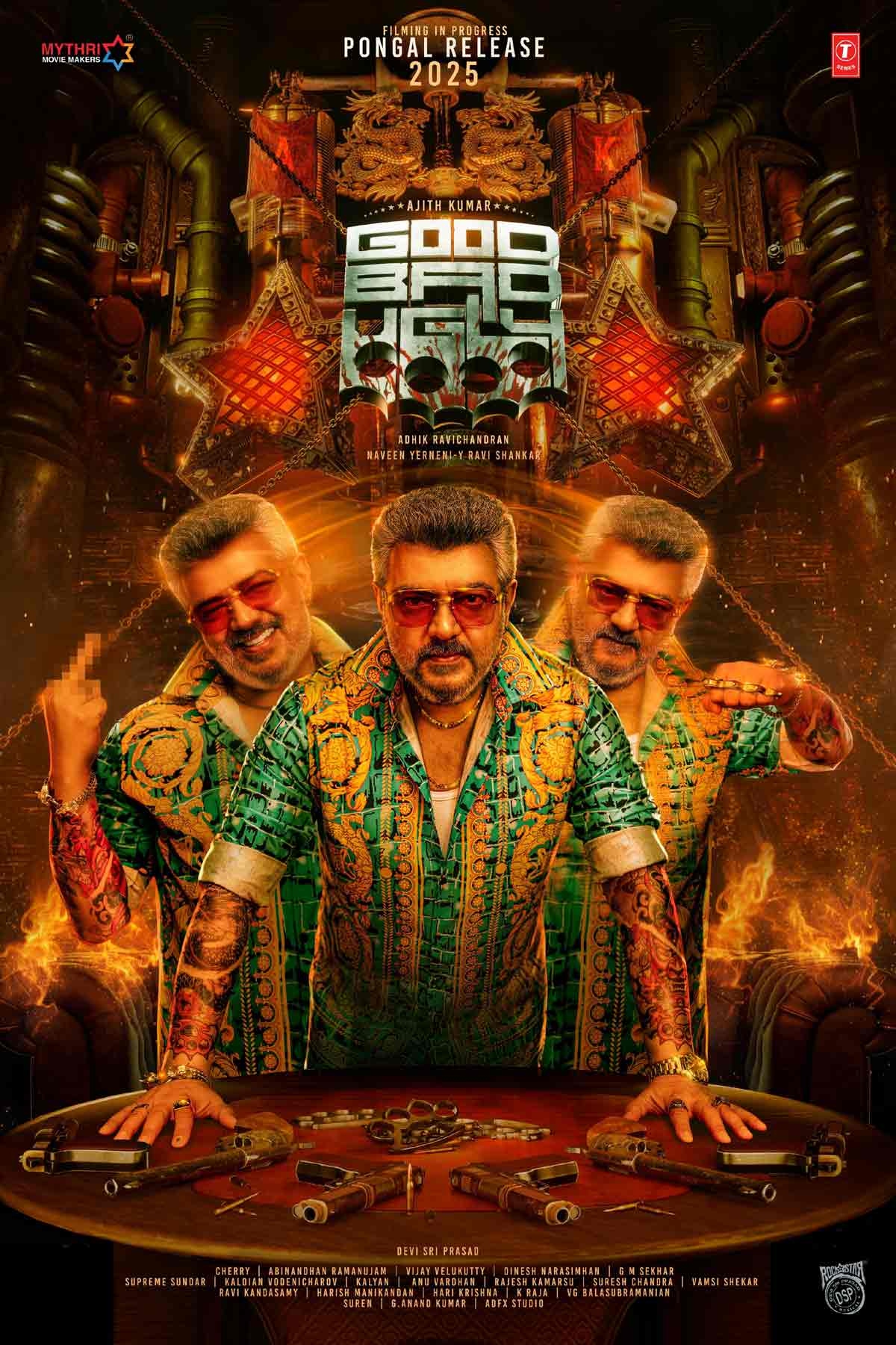 Good Bad Ugly first look: Thala Ajith surprises with multiple shades