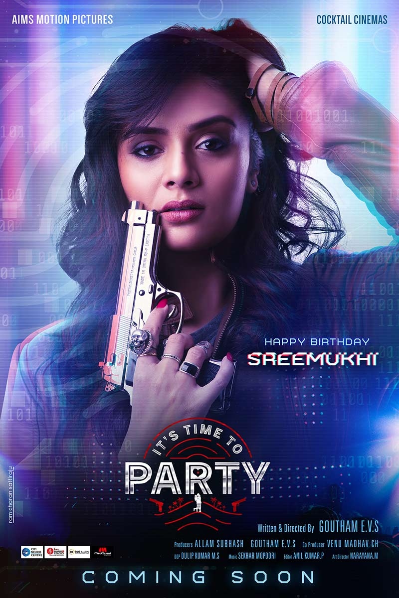 First Look of Its Time to Party unveiled on Sreemukhis birthday