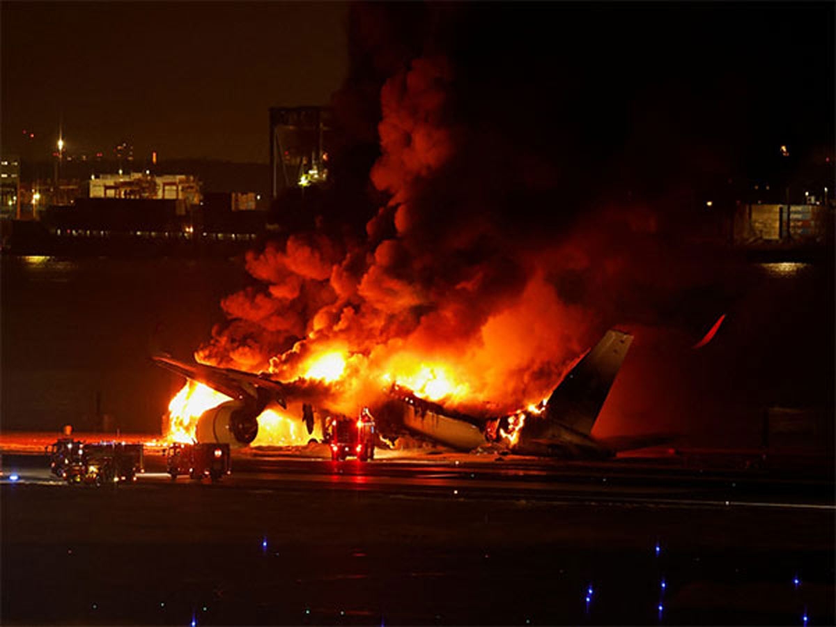 Shocking Devastation: Japanese Plane collides with the Aircraft