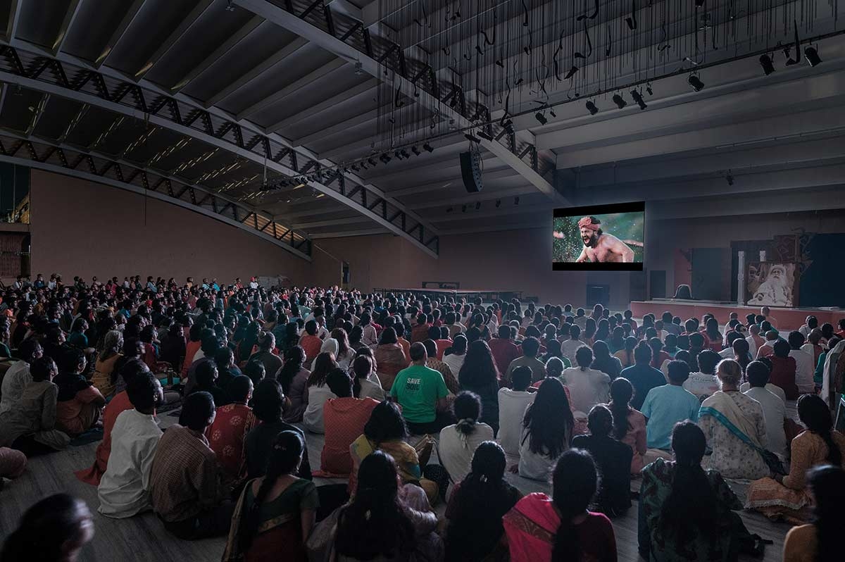 Kantara screened for inmates of Isha Yoga Center