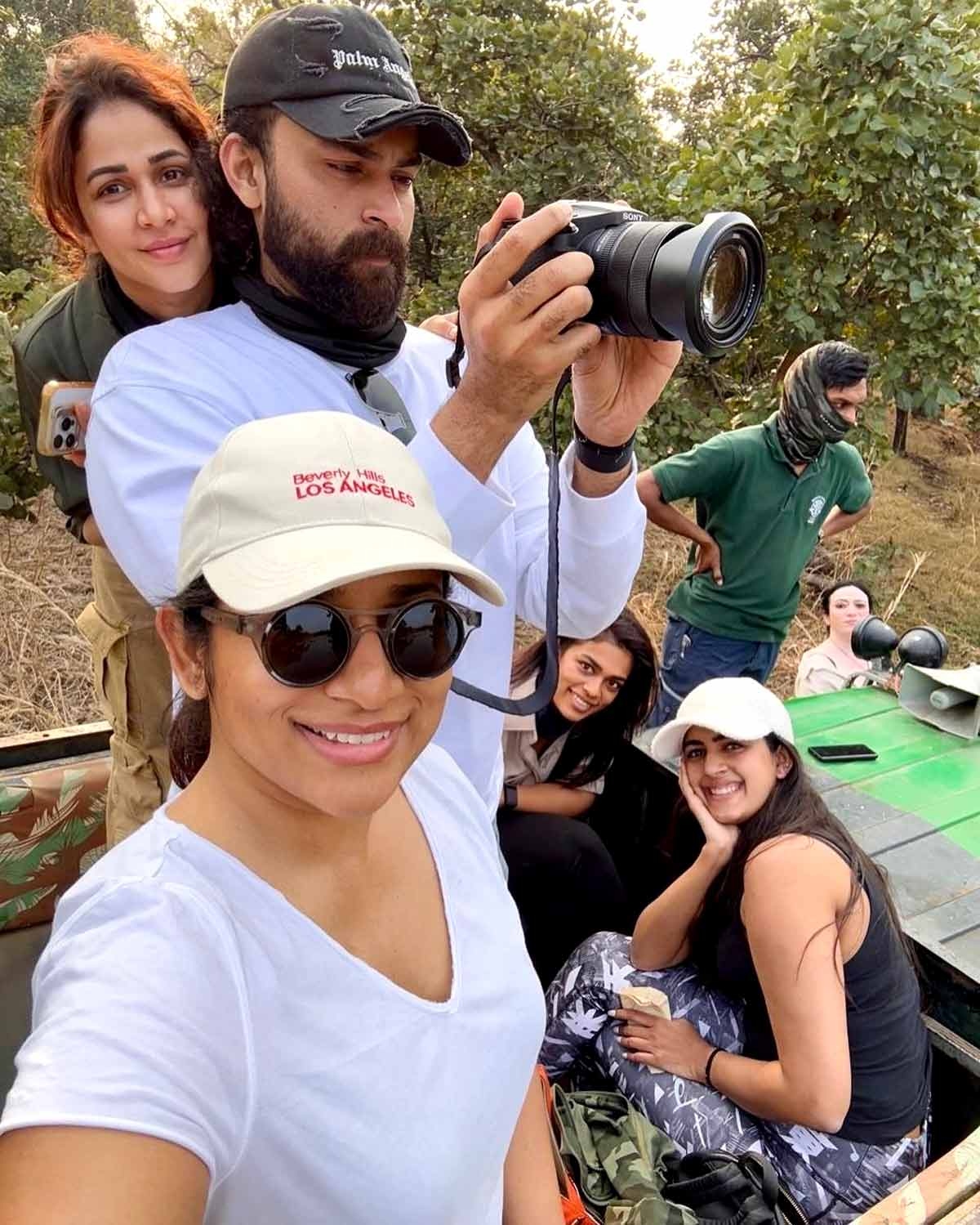 Lavanya Tripathis New Year In Tipeshwar Jungle With Varun Tej