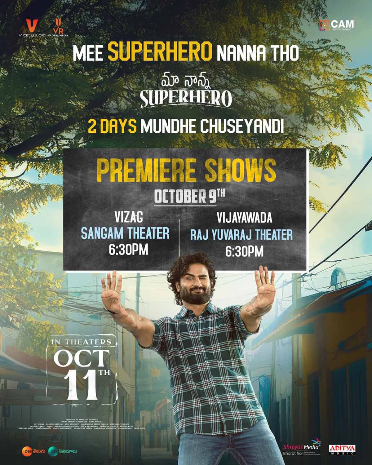 Sudheer Babus Maa Nanna Superhero braces for Special Premieres