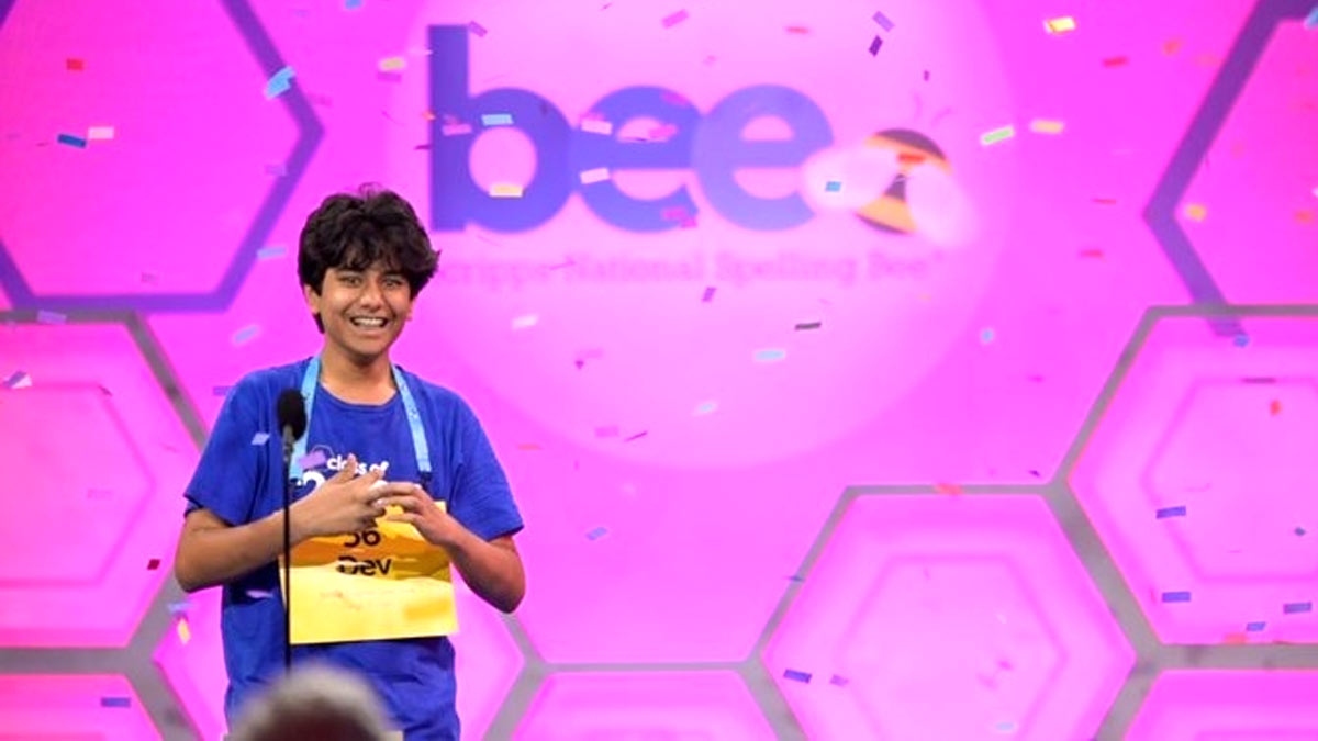 14 year old Indian-American teen won the 2023 US Spelling Bee