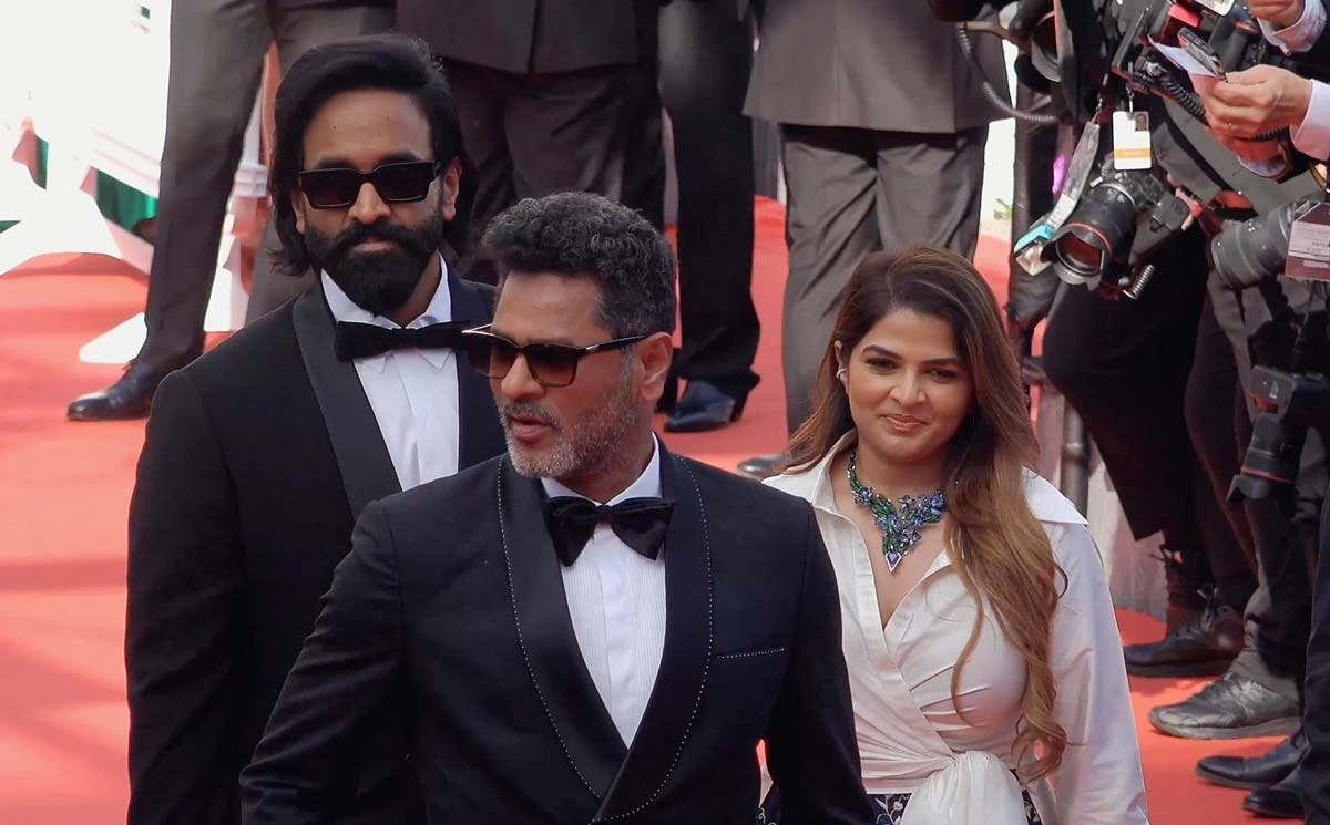 Mohan Babu and family grace Kevin Costners ‘Horizon: An American Saga’  premiere at 77 Cannes Film Festival