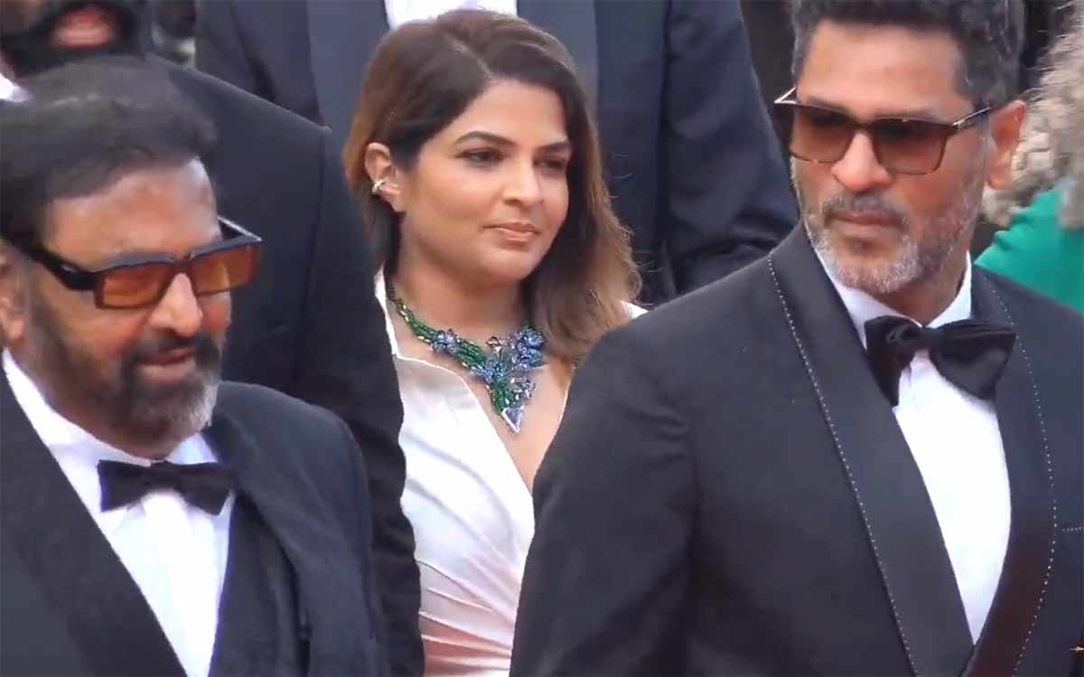 Mohan Babu and family grace Kevin Costners ‘Horizon: An American Saga’  premiere at 77 Cannes Film Festival