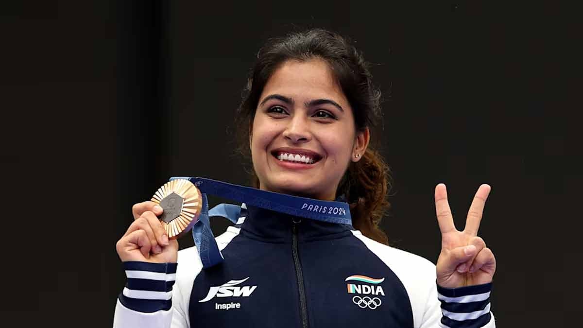 Manu Bhaker Makes History: Indias First Olympic Shooting Medal for a Woman