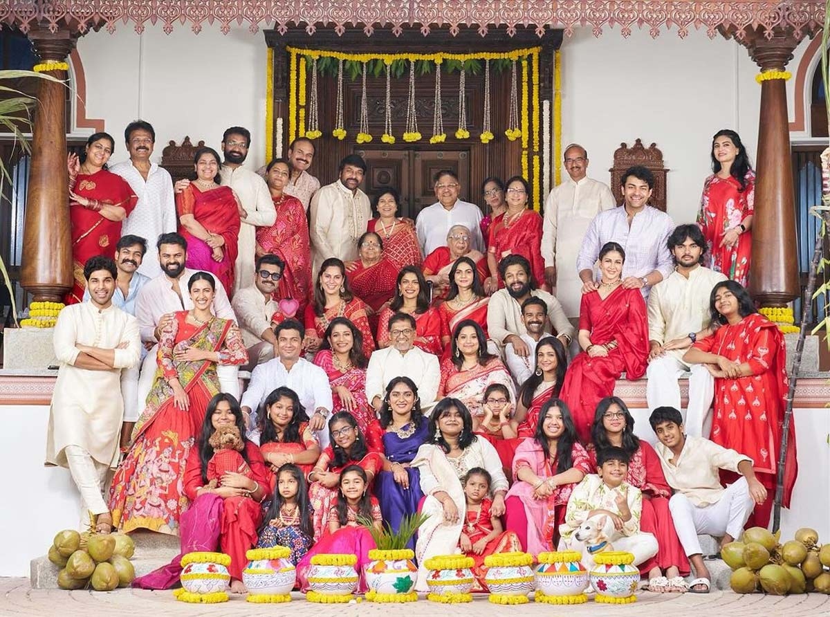 Mega Family celebrates Sankranti traditionally