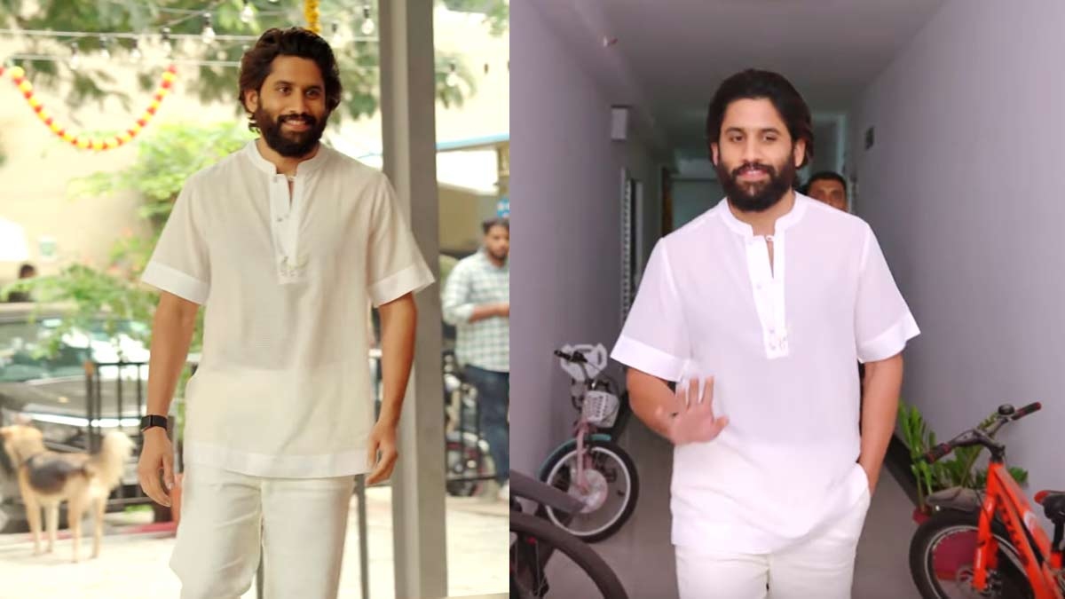 Naga Chaitanya goes to fans house ahead of his B-Day