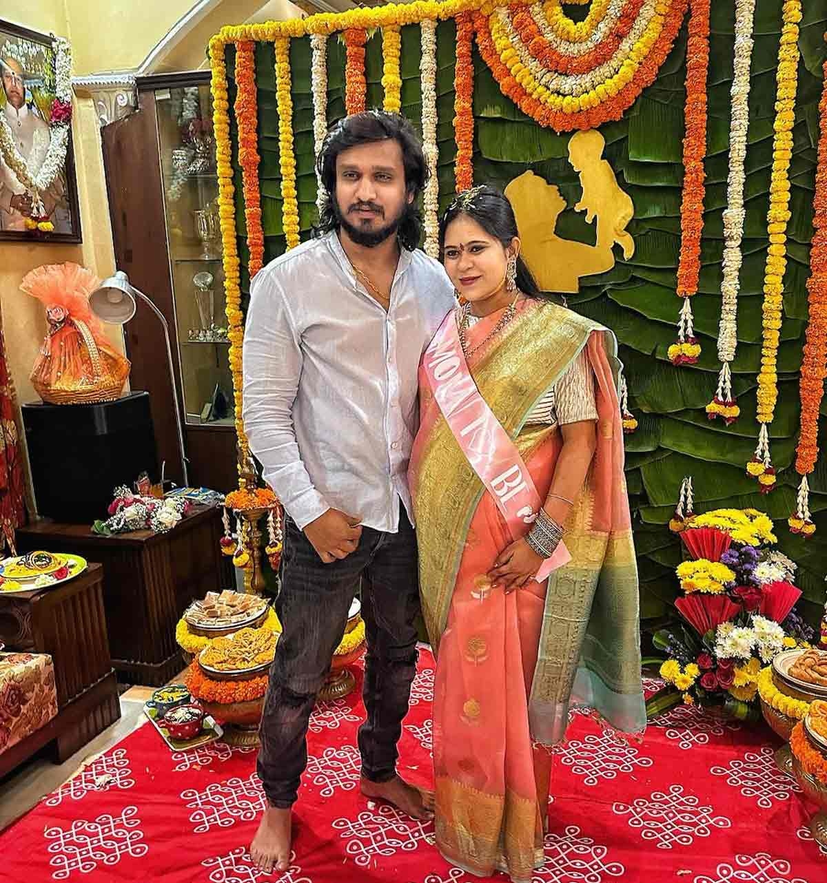 Nikhil shares good news: His wife Pallavis Seemantham performed