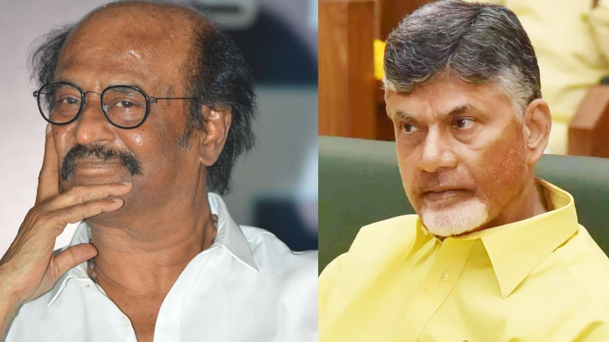 Rajinikanth comments after bumping into Chandrababu Naidu