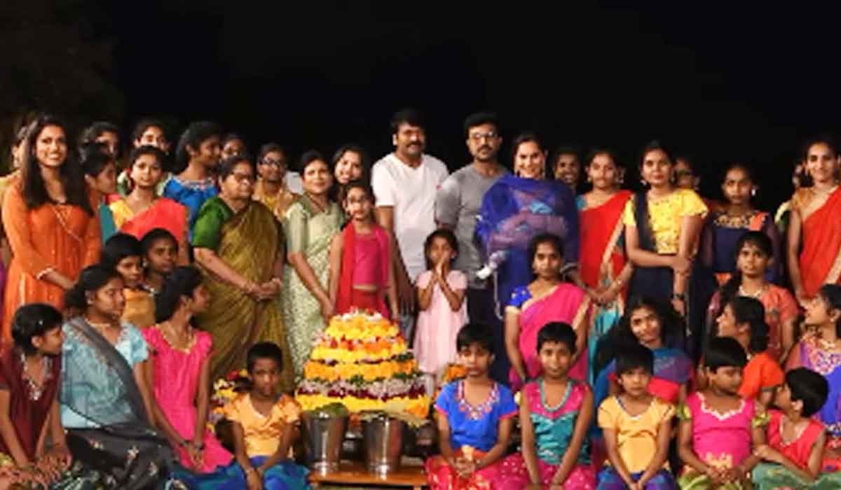 Ram Charan, Upasana elevate family traditions during Dasara