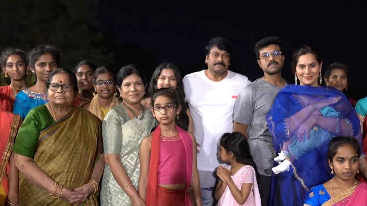 Ram Charan, Upasana elevate family traditions during Dasara