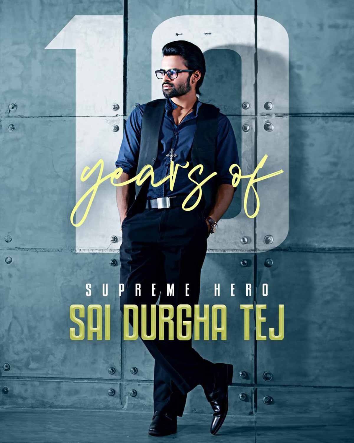 Sai Durgha Tej Completes a Decade in Tollywood