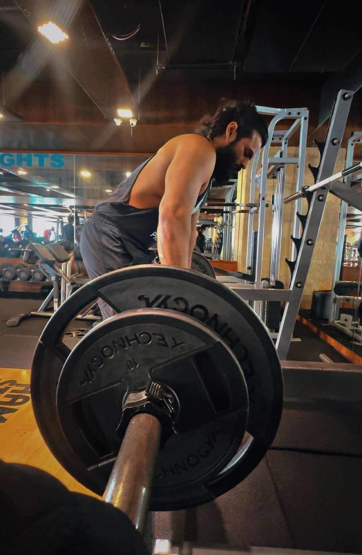 Sai Durgha Tej Hustling In Gym To Gain Muscle For His Next