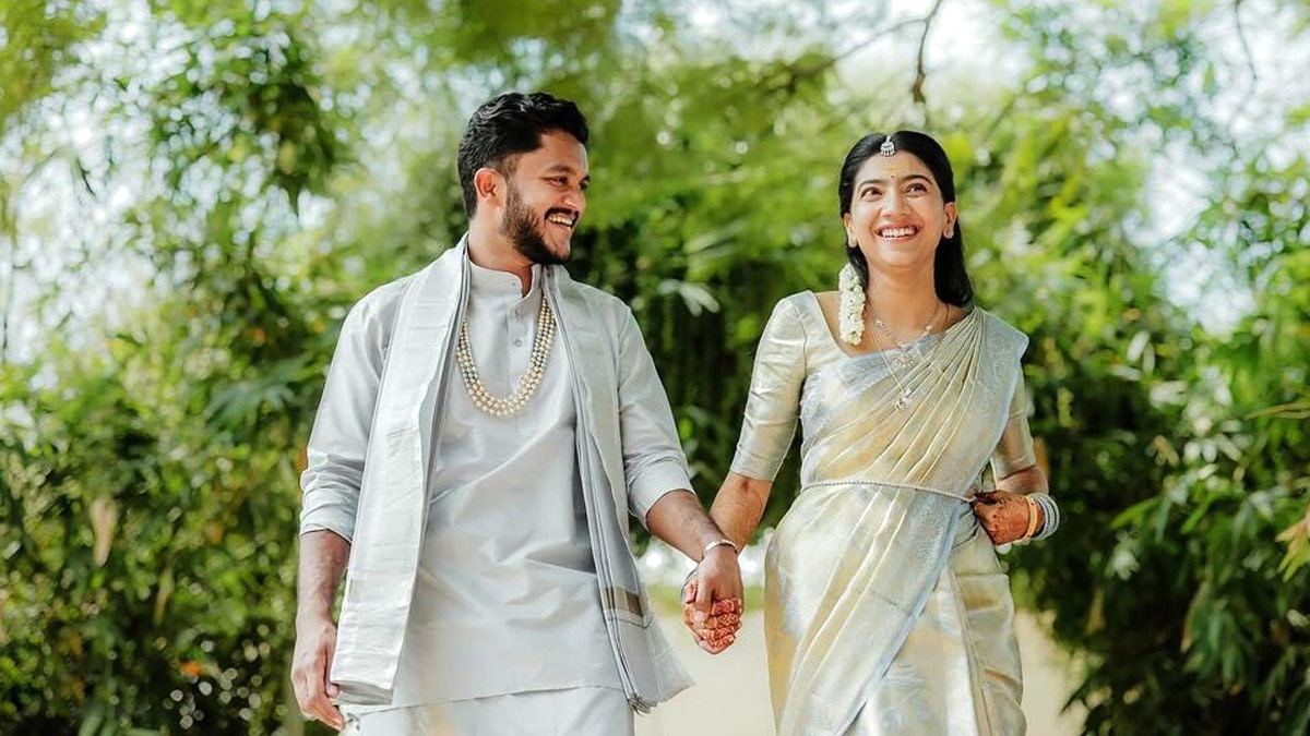 Sai Pallavi dances ecstatically at her sister Pooja Kannans engagement