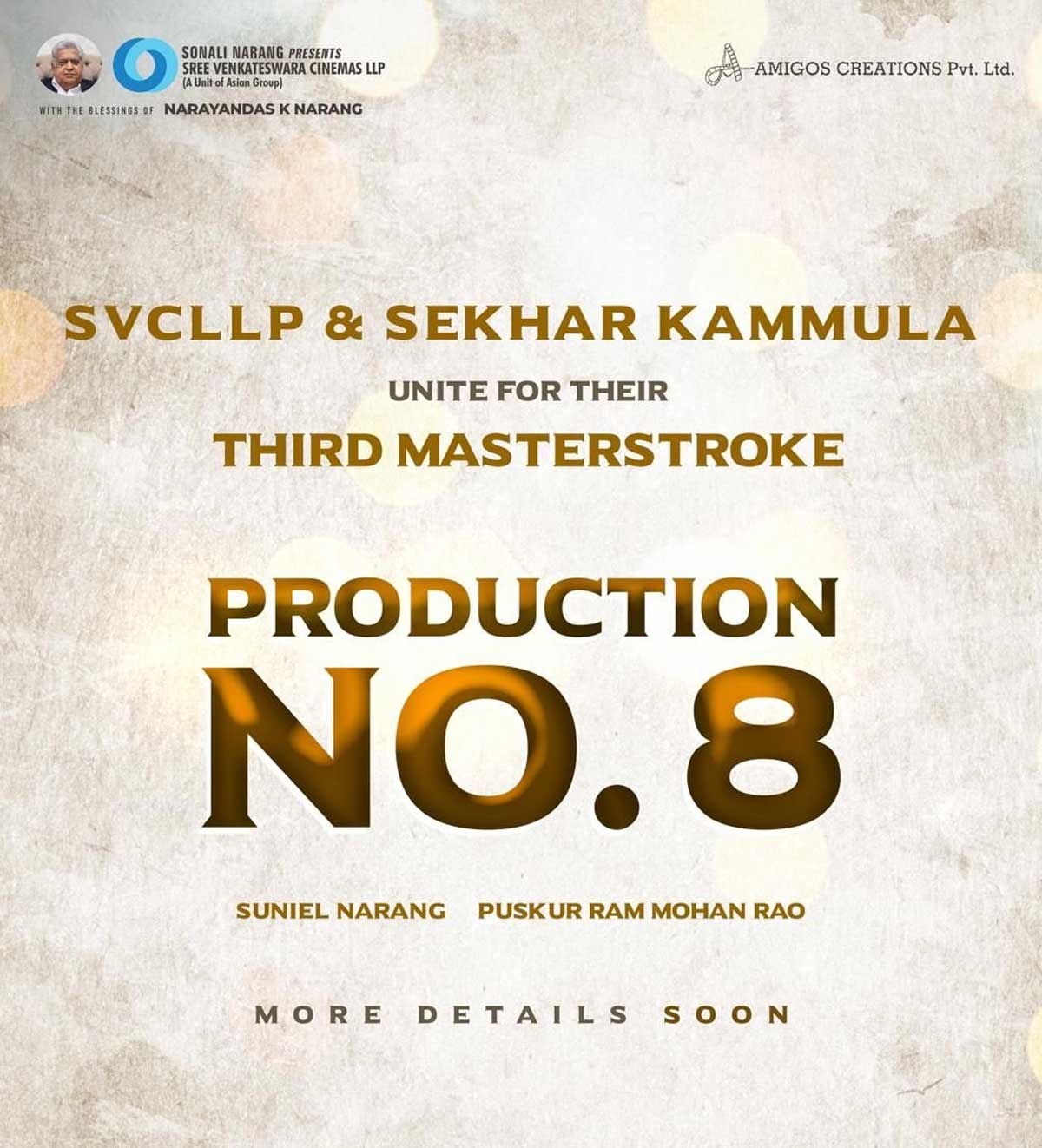 Sekhar Kammula, Sree Venkateswara Cinemas third collaboration announced