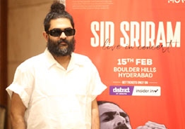 Sid Sriram's Live Concert In Hyderabad On February 15