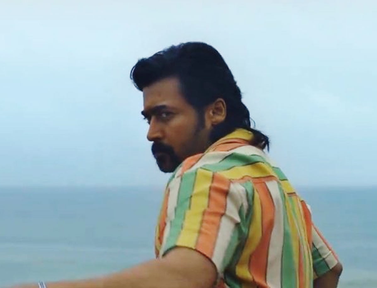 Suriya surprises with retro style for Karthik Subbarajs project