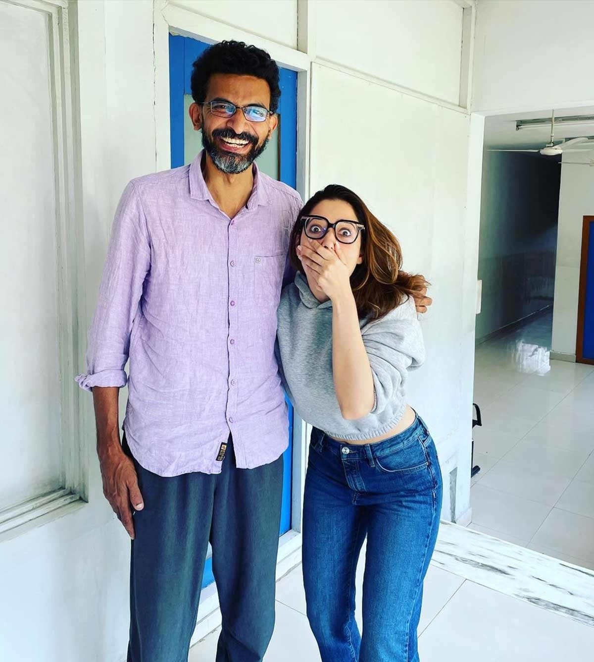 Pic Talk: Tamannaah Bhatia calls on Sekhar Kammula