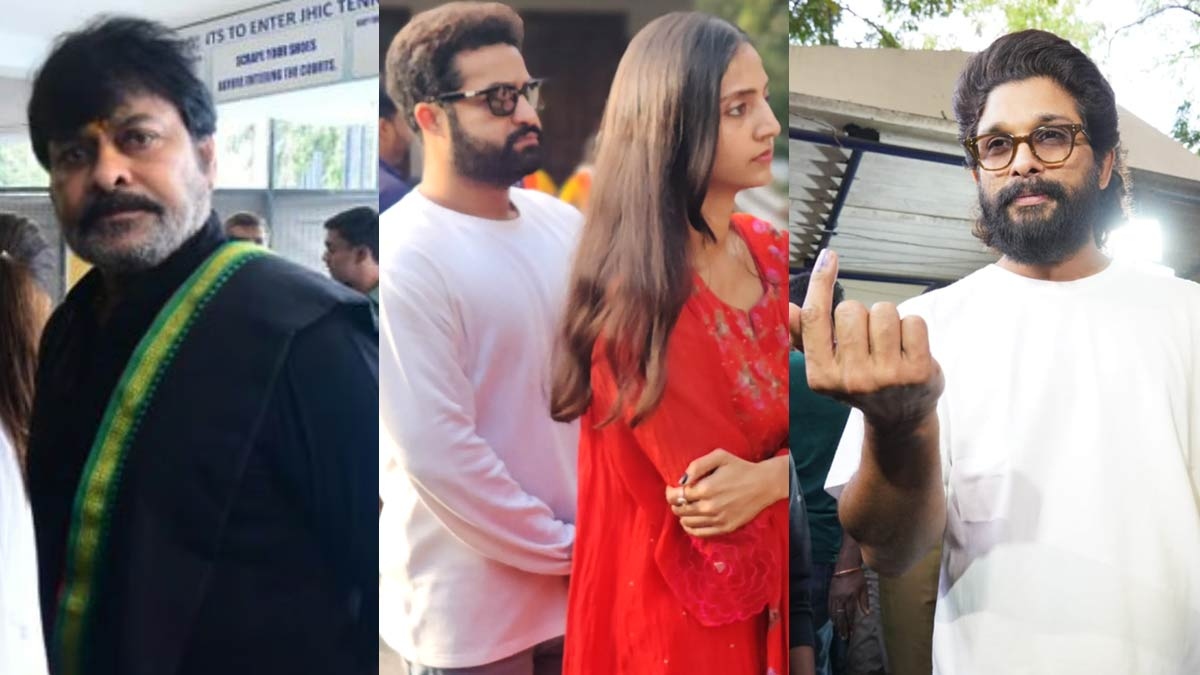 Tollywood celebrities cast their votes