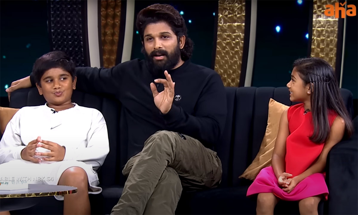 Unstoppable with NBK: Allu Arjuns Kids Rock The Show