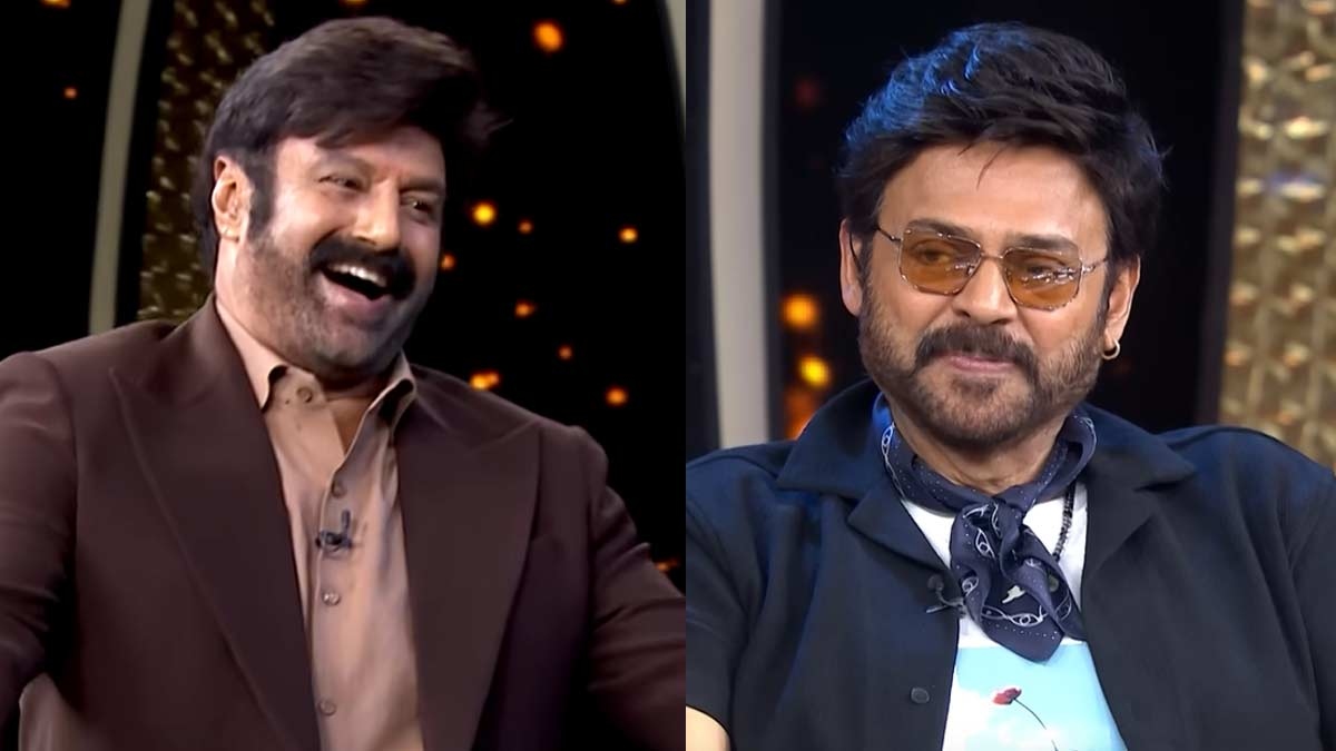 Venkatesh & Balakrishna Share Playful Banters At Unstoppable with NBK