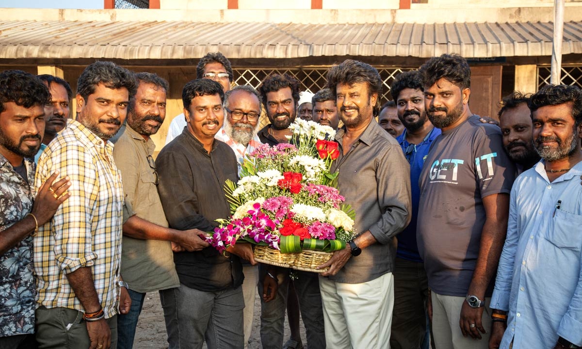 Super Star Rajinikanth wraps Vettaiyan, in the slot for October strike