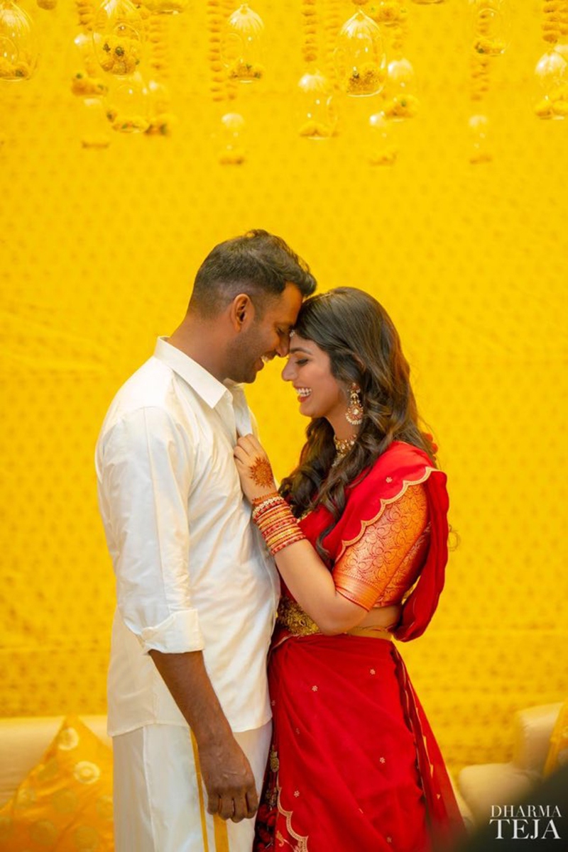 Vishal, Anisha get engaged, share a fond hug