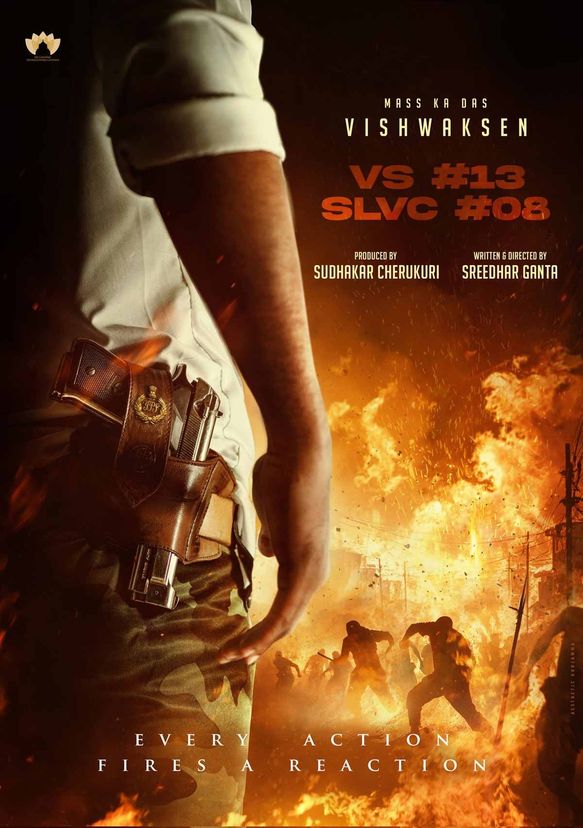 VS13 pre look: Vishwak Sen turns ferocious cop