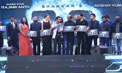 Rajinikanth-Shankar's '2.0' Audio Released