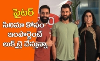 Vijay Devarakonda Talks about fighter movie body transformation