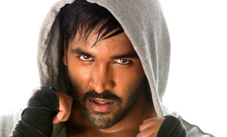 Manchu Vishnu pierces his ear