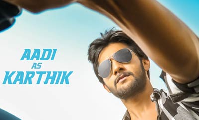 Aadi's look from 'Shamantakamani' revealed