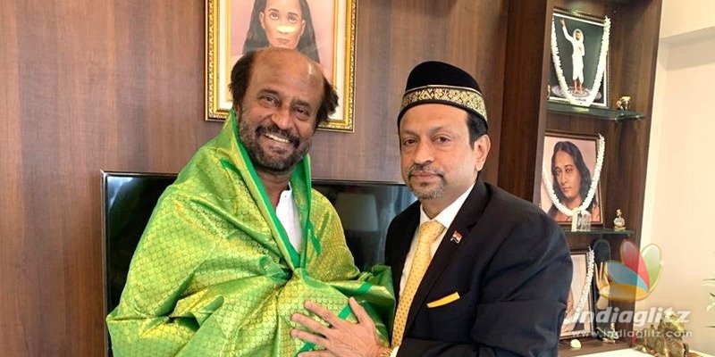 Hajj Associations Abu Backer meets Rajinikanth