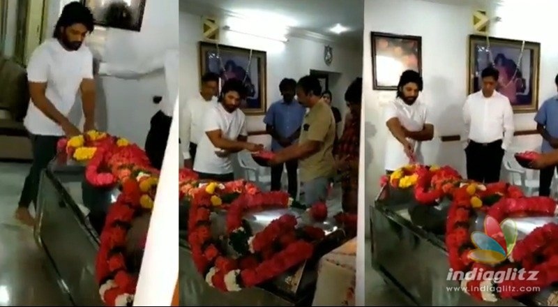 Allu Arjun pays homage to departed soul