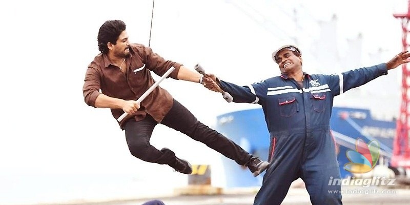 Stylish Allu Arjun in action