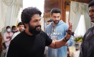 Allu Arjun's pics clicked on 'F3' set go viral