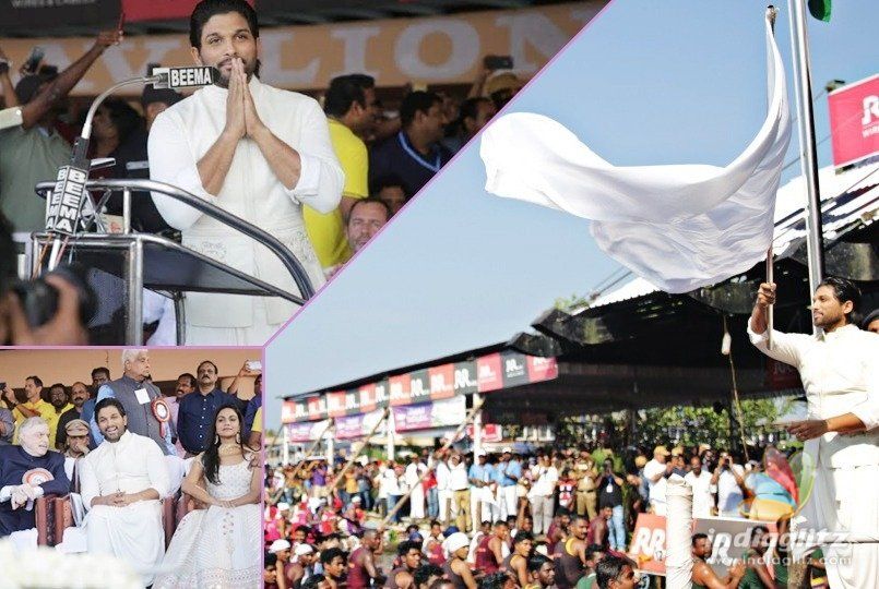 Bunny waves the flag at event