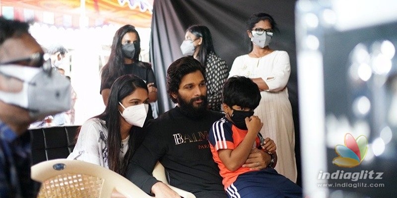 Pic Talk: Allu Arjun visits set of important movie with family